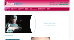 Desktop Screenshot of noseestetik.com